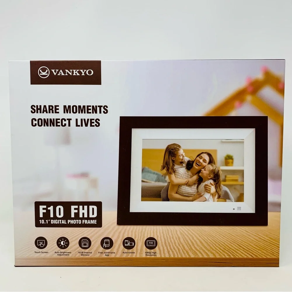 VANKYO F10 FHD WiFi Digital Photo Frame 10.1 